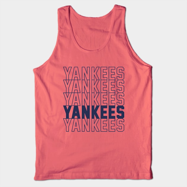 YANKEES Tank Top by Throwzack